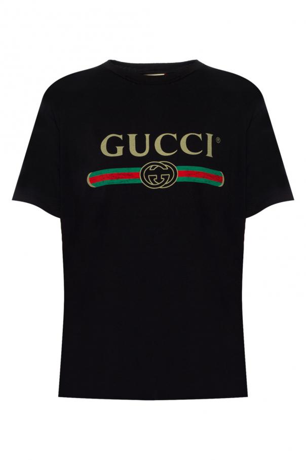 Gucci T-shirt with logo | Women's Clothing | Vitkac